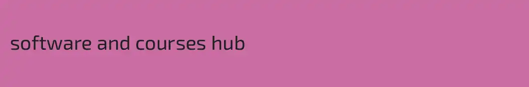software and courses hub